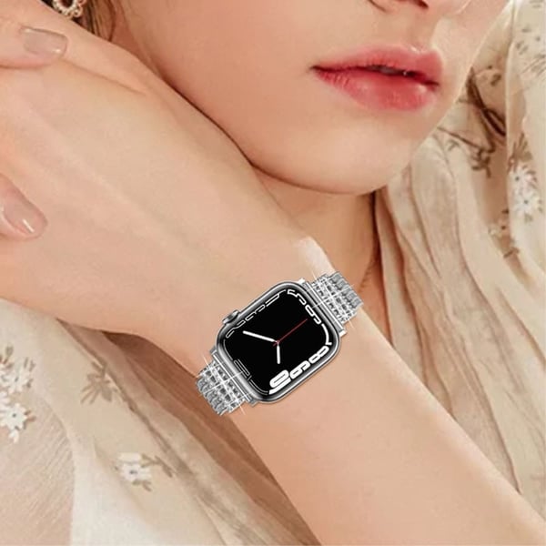 Apple Watch (41 mm) elegant klokkerem i rustfritt stål - Sølv
