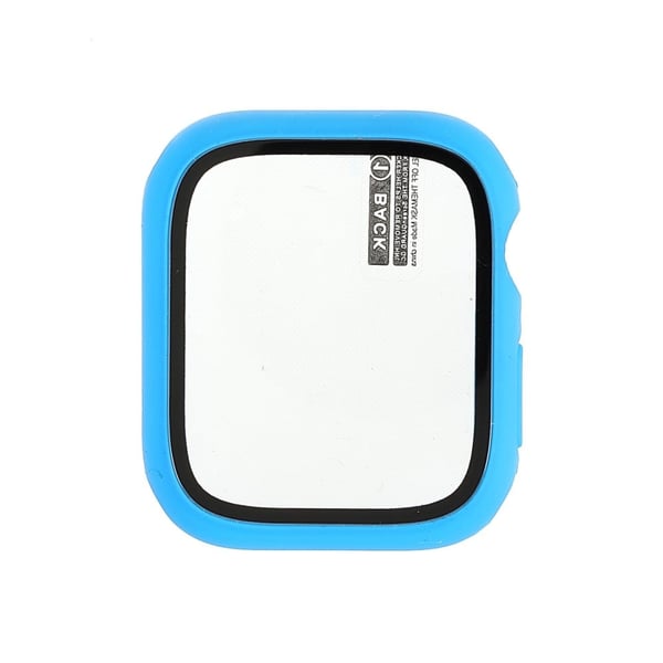 Apple Watch (45 mm) matt deksel med herdet glass - Mørkeblå