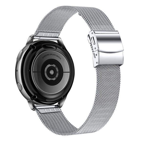20 mm Amazfit GTS milanesisk klokkerem i rustfritt stål - Sølv
