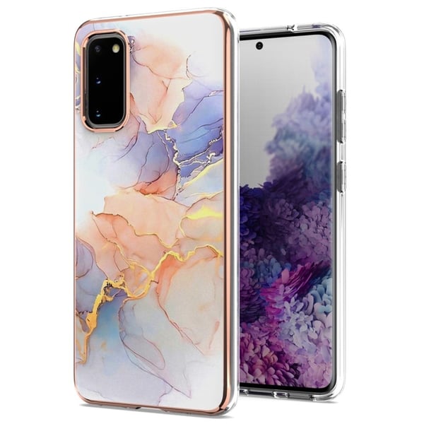 Marble Samsung Galaxy S20 Etui - Milky Way Klinkekule White