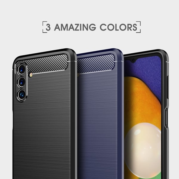 Carbon Flex Etui Samsung Galaxy A13 5G - Blå