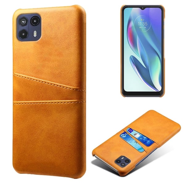 Dual Card Etui Motorola Moto G50 5G - Oransje