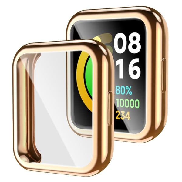 Xiaomi Redmi Watch 2 galvanisert TPU-deksel - Gull