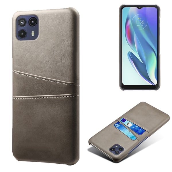 Dual Card Etui Motorola Moto G50 5G - Grå