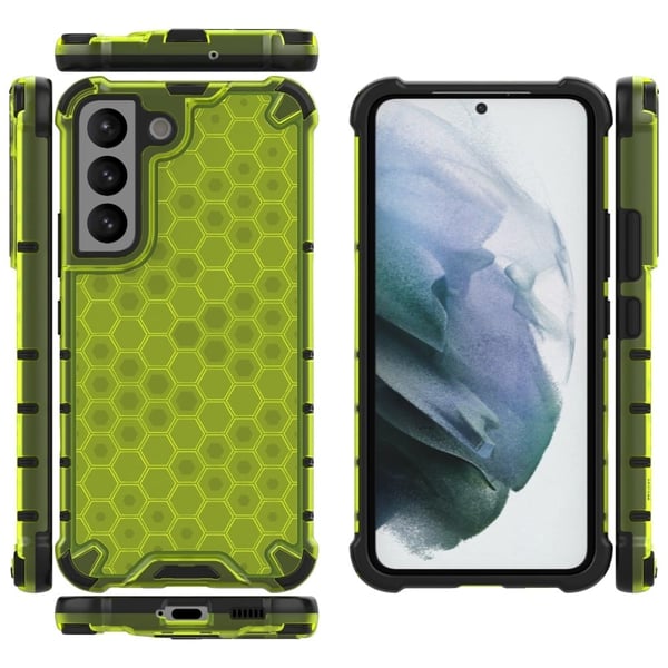 Bofink Honeycomb Samsung Galaxy S22 Etui - Grøn
