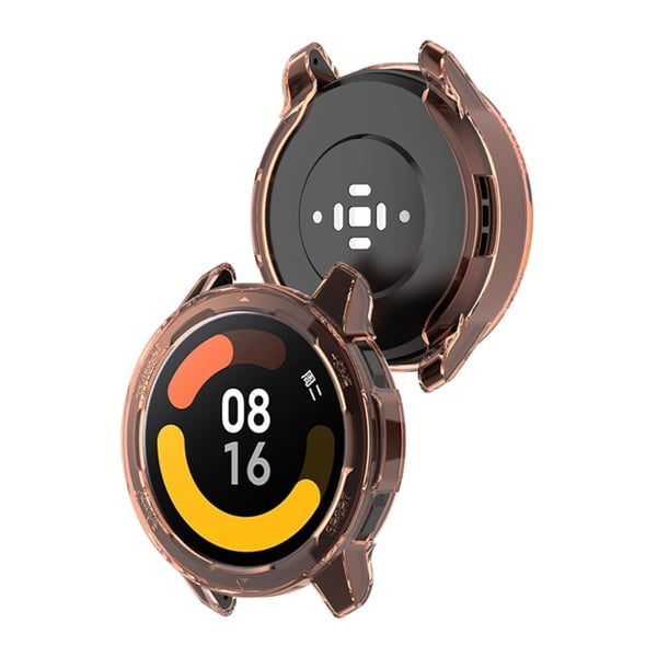 Xiaomi Watch Color 2 klart TPU-deksel - Gjennomsiktig Oransje