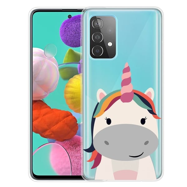 Deco Samsung Galaxy A13 4G skal - Söt Enhörning