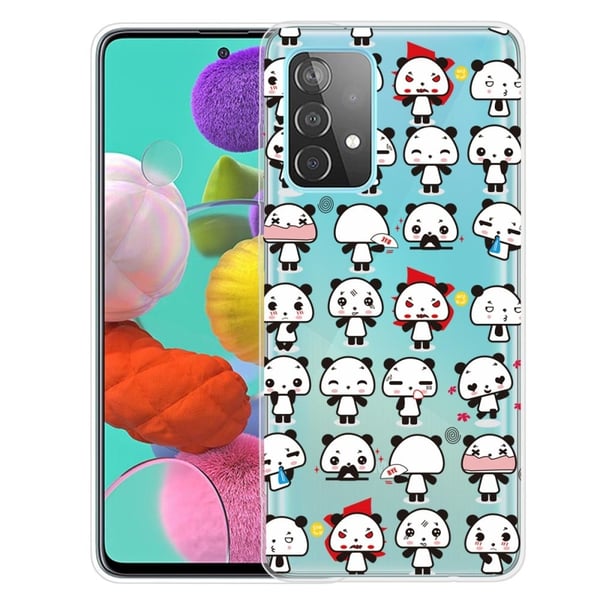 Deco Samsung Galaxy A73 Etui - Panda Stickers
