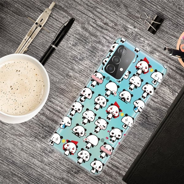 Deco Samsung Galaxy A73 Etui - Panda Stickers