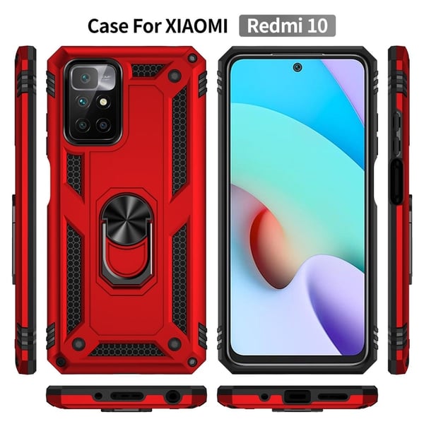 Bofink Combat Xiaomi Redmi 10 Etui - Rød