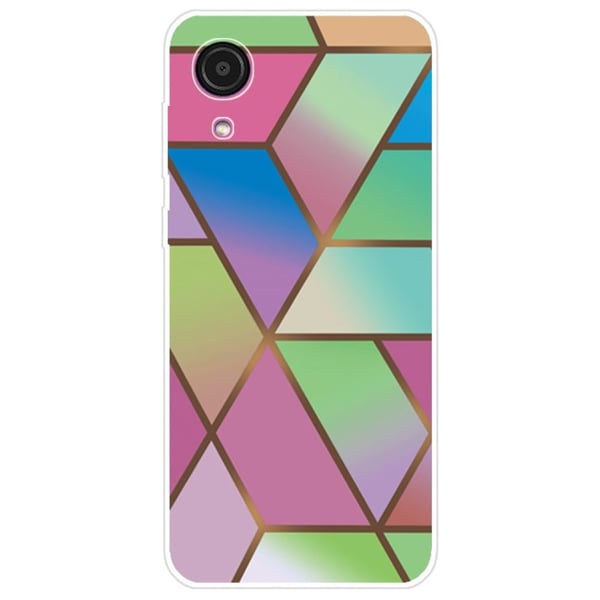 Marble Samsung Galaxy A03 Core Etui - Rose / Green og Blue Gradients