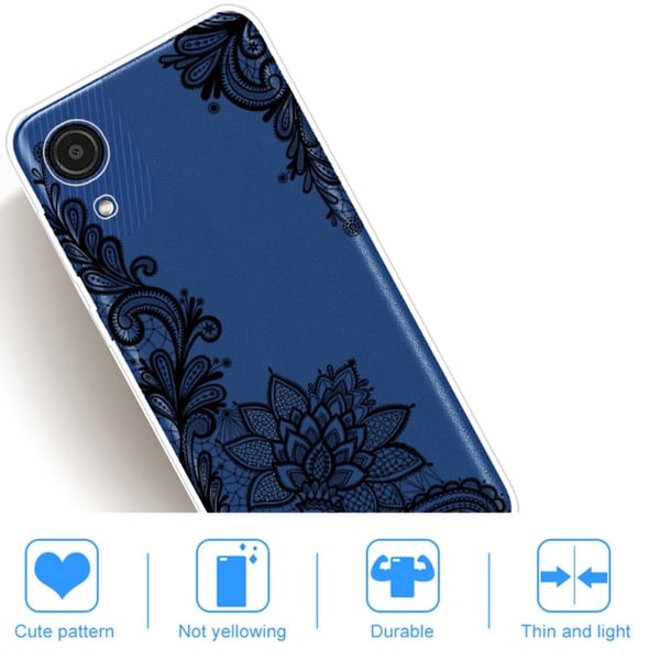 Deco Samsung Galaxy A03 Core Etui - Lace Blomst