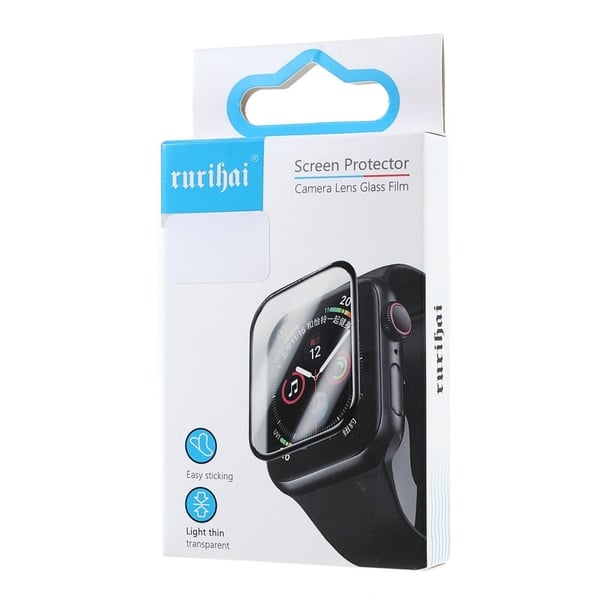 RURIHAI Apple Watch (41 mm) 0,26 mm HD 3D skjermbeskytter i herdet glass