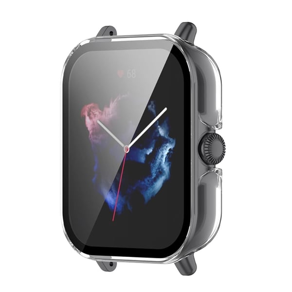 Amazfit GTS 3 ultratynt deksel med herdet glass - Gjennomsiktig
