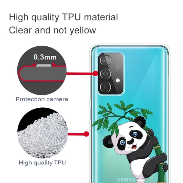 Deco Samsung Galaxy A33 5G Suojakotelo - Panda And Bamboo