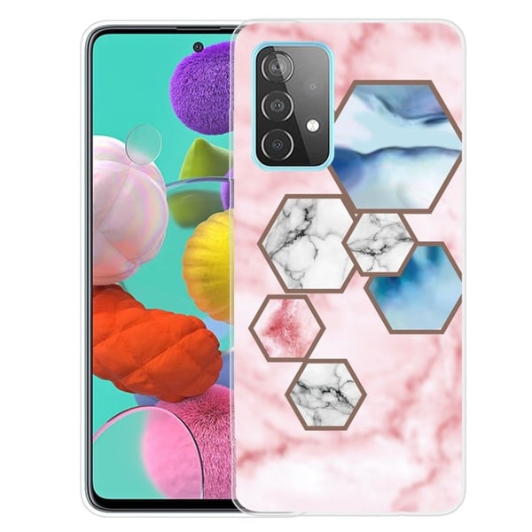 Marble Samsung Galaxy A33 5G Suojakotelo - Hexagon Fragment Marble