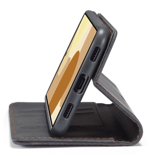 Etuime Google Pixel 6 Pro Vintage Etui - Svart