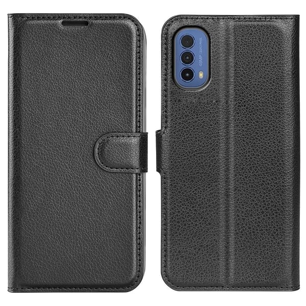 Classic Motorola Moto E30 / E40 Flippetui - Svart