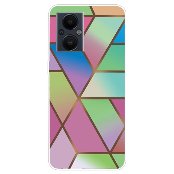 Marble OnePlus Nord N20 5G Etui - Rose / Green og Blue Gradients