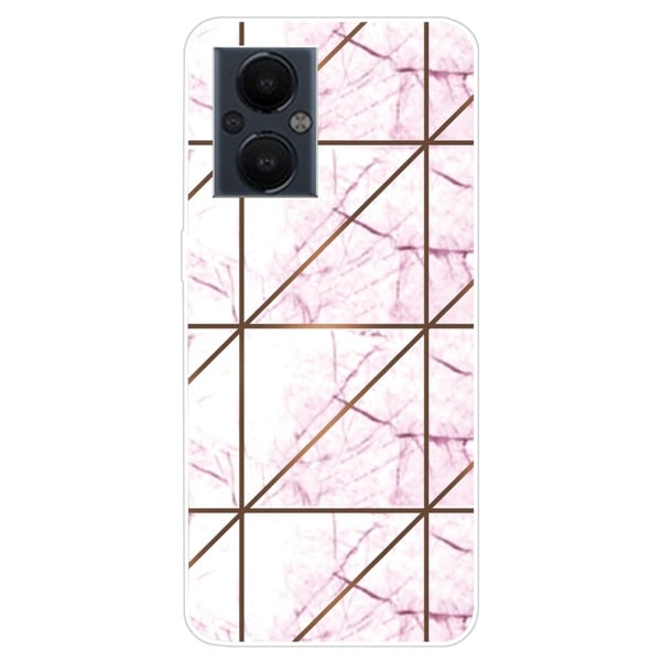 Marble OnePlus Nord N20 5G Etui - White i Firkant Strike Klinkekule
