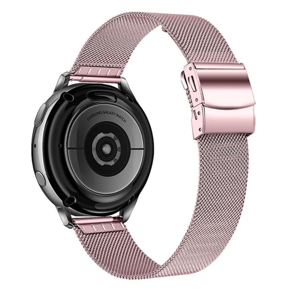 20 mm Amazfit GTS milanesisk klokkerem i rustfritt stål - Rosa Rose