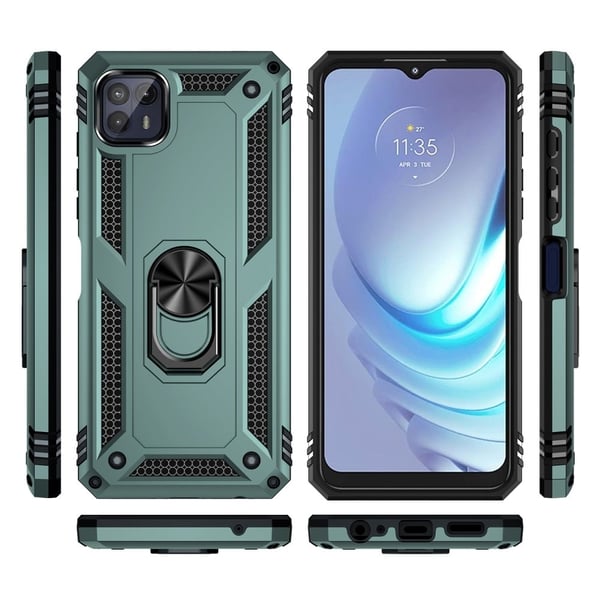 Bofink Combat Motorola Moto G50 5G Etui - Svartgrønn