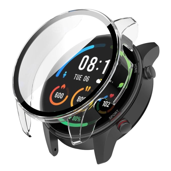 Xiaomi Mi Watch Color Sportsramme + herdet glass - Gjennomsiktig