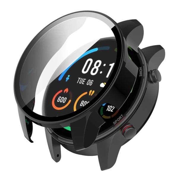 Xiaomi Mi Watch Color Sportsramme + herdet glass - Svart