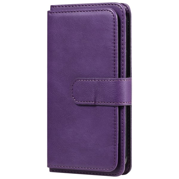 10-slot Lommebok Etui til Samsung Galaxy S22 Ultra - Lilla