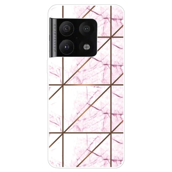 Marble OnePlus 10 Pro Etui - White i Firkant Strike Marmor