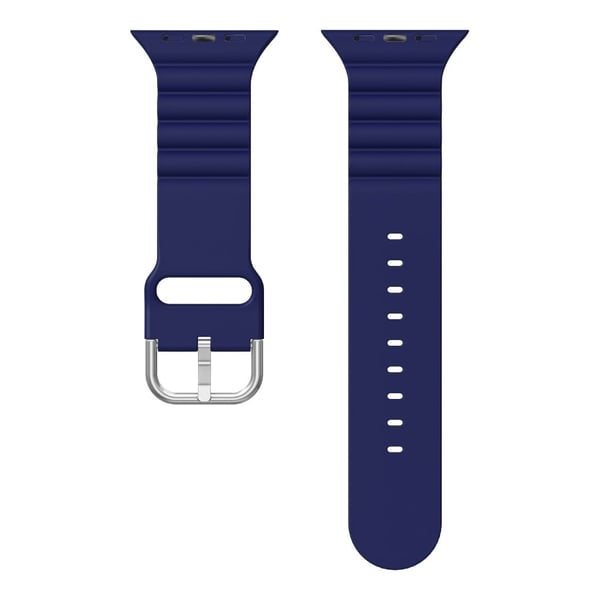 Apple Watch (41 mm) horisontalstripe silikonklokkerem - Safir