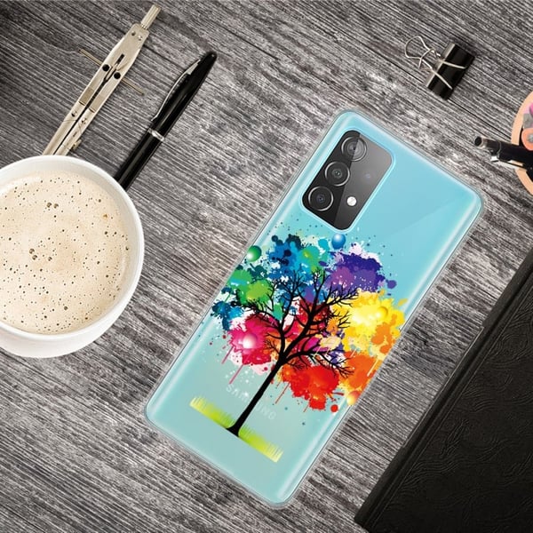 Deco Samsung Galaxy A73 Etui - Fargerik Tre