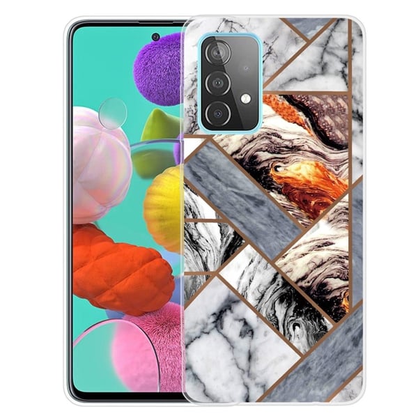 Marmormotiv Samsung Galaxy A13 4G skal - Fragment Av Marmorplattor