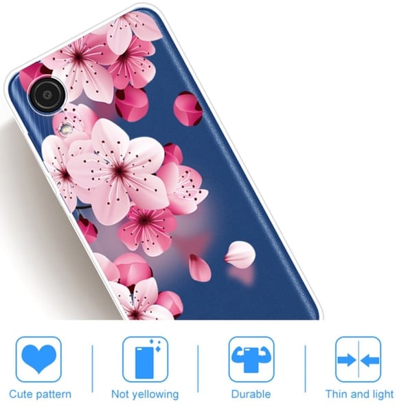 Deco Samsung Galaxy A03 Core Etui - Fersken Blossom