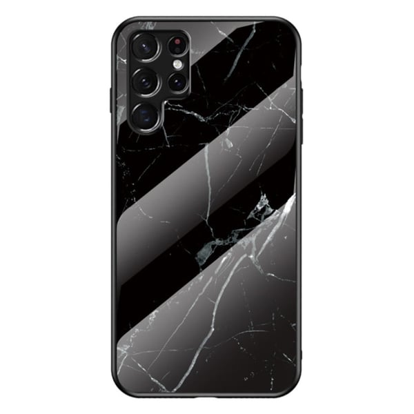 Fantasy Marmor Samsung Galaxy S22 Ultra skal - Svart Marmor Fantasy Marmor Samsung Galaxy S22 Ultra skal - Svart Marmor