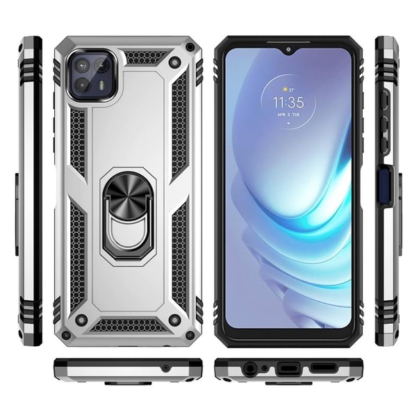 Bofink Combat Motorola Moto G50 5G Etui - Sølv
