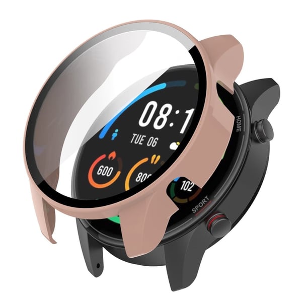 Xiaomi Mi Watch Color Sportsramme + herdet glass - Rosa