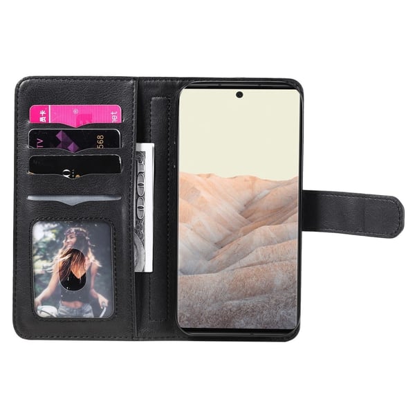 10-slot Lommebok Etui til Google Pixel 6 Pro - Svart