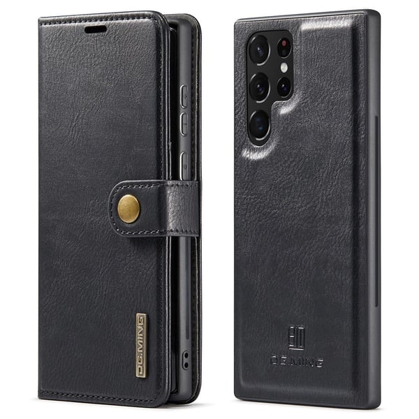 DG.Ming Samsung Galaxy S22 Ultra 2-in-1 Lommebok Etui - Svart