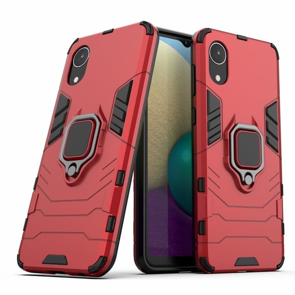 Ring Guard-etui - Samsung Galaxy A03 Core - Rød