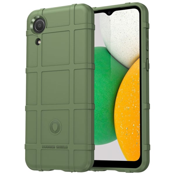 Rugged Shield Etui Samsung Galaxy A03 Core - Grønn