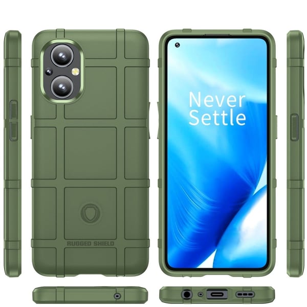 Rugged Shield Etui OnePlus Nord N20 5G - Grønn