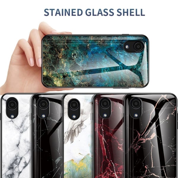 Fantasy Marble Samsung Galaxy A03 Core Deksel - Smaragd Klinkekule