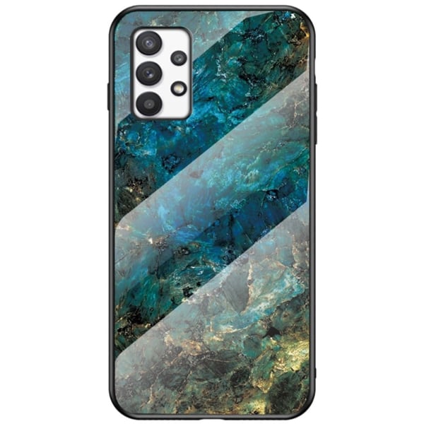 Fantasy Marble Samsung Galaxy A73 Deksel - Smaragd Klinkekule