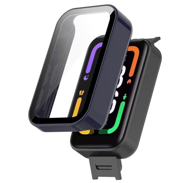 Xiaomi Redmi Smart Band Pro enkelt deksel med herdet glass - Mørkeblå