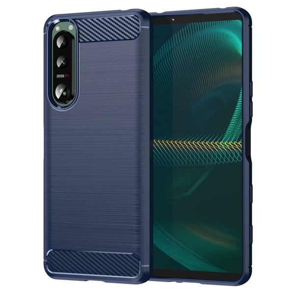 Carbon Flex Etui Sony Xperia 5 III - Blå Carbon Flex Etui Sony Xperia 5 III - Blå