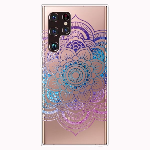 Deco Samsung Galaxy S22 Ultra skal - Blomma Mandala Deco Samsung Galaxy S22 Ultra skal - Blomma Mandala