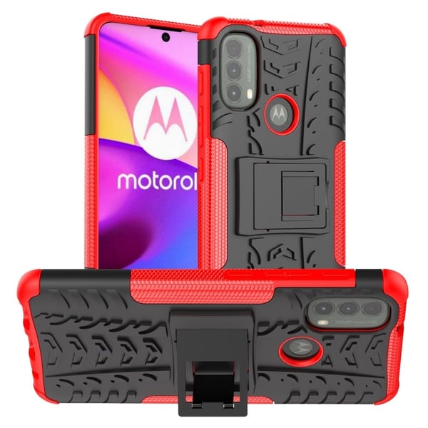 Offroad Etui Motorola Moto E40 - Rød