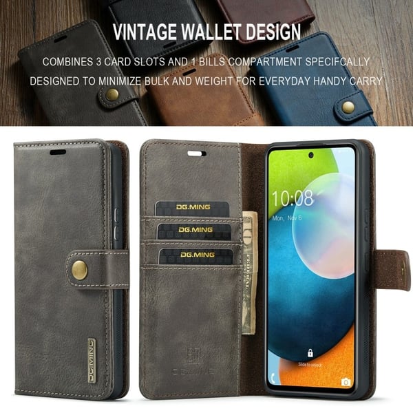 DG.Ming Samsung Galaxy A53 5G 2-in-1 Lommebok Etui - Grå