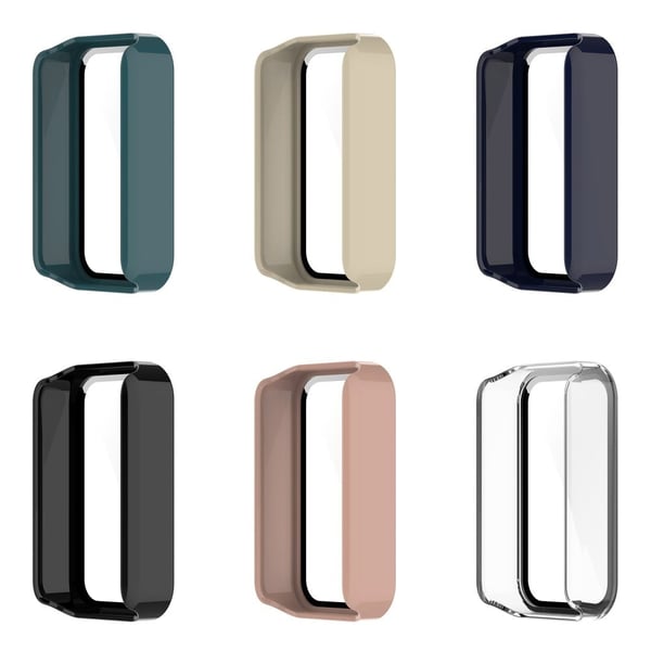 Xiaomi Redmi Smart Band Pro enkelt deksel med herdet glass - Svart